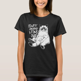 T-shirt Drôle de peluche autour et découvrez, Grumpy Kitty