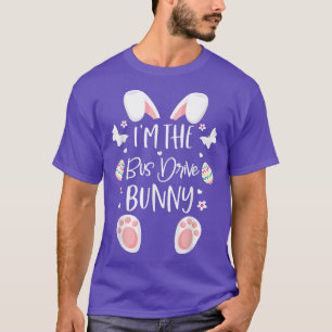 T-shirt Drôle de pilote Rabbit Je suis le pilote de bus Bu