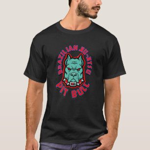 T-shirt Drôle de Pit Bull de Jiu Jitsu Brésilien