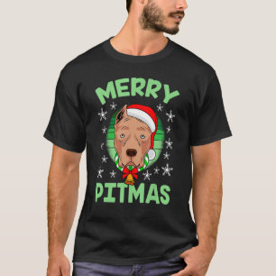 T-shirt Drôle de Pitmas américain Pit Bull Staffordshire