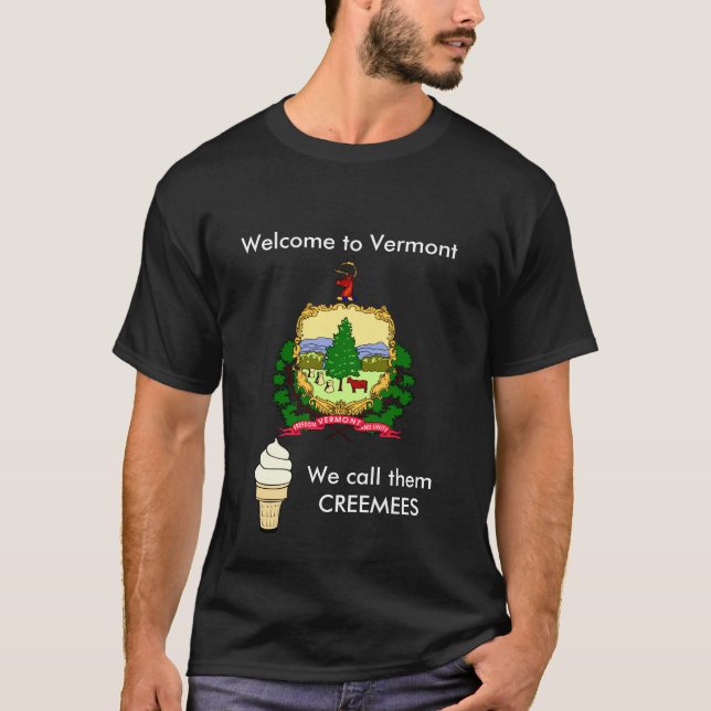 T-shirt drôle de plaisanterie du Vermont (Devant)