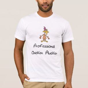 T-shirt drôle de plumeur de poulet