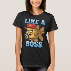 T-shirt drôle de poisson, mignon, patron, unisexe, hommes,