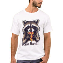 T-shirt drôle de Raton Laveur – « Voleur de Snack 