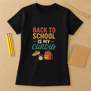 T-shirt Drôle de retour à l'école est mon professeur de ca