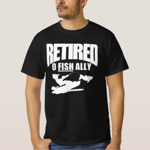 T-shirt drôle de retraite d'un pêcheur