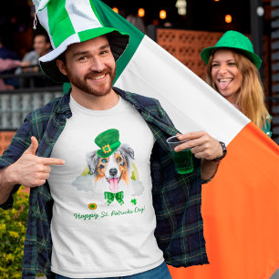 T-shirt Drôle de Saint-Patrick australien Shepherd Gold