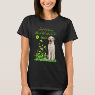 T-shirt Drôle de Saint-Patrick Labrador Retriever Chien Mi