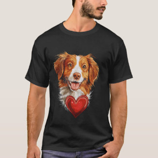 T-shirt Drôle de Saint-Valentin Nova Scotia Duck Tolling R