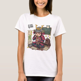T-shirt drôle de samouraï pour la rentrée scolaire