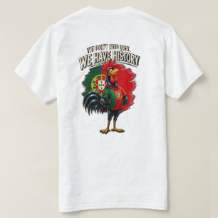 T-shirt drôle de supporter de football du Coq du P