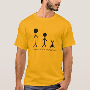 T-shirt drôle de syndrome de l'enfant le plus en