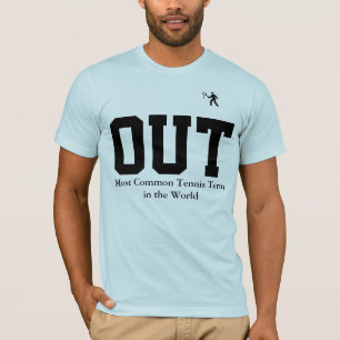"" T-shirt drôle de tennis de slogan