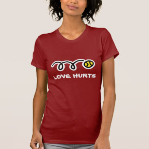 T-shirt drôle de tennis - maux d'amour