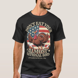 T-shirt Drôle de thanksgiving ne mangez pas presque l'oise