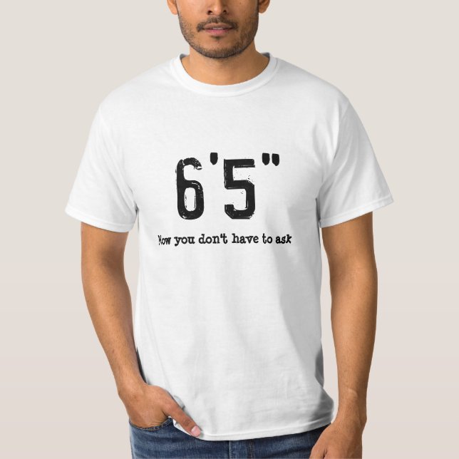 T-shirt drôle de type grand (Devant)