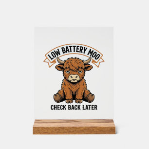 T-shirt drôle de vache des Highlands grincheuse en