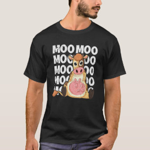 T-shirt Drôle de vache fermier amateur de vache ferme anim