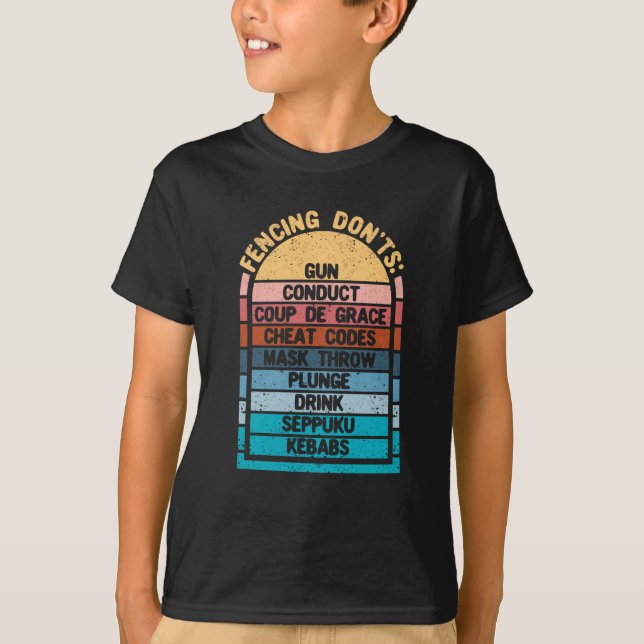 T-shirt Drôle de ventilateur de ventilateur d'espadon epee (Devant)