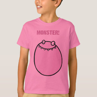 T-shirt drôle de vêtements d'enfants de filles de