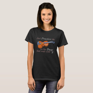 T-shirt drôle de violon