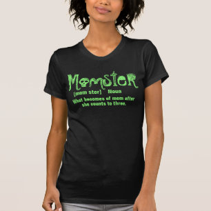 T-shirt Drôle Def Momster Dictionnaire Signifiant Hallowe