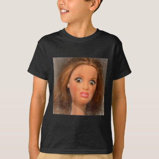 T-shirt Drôle dégoûtant doll face mème
