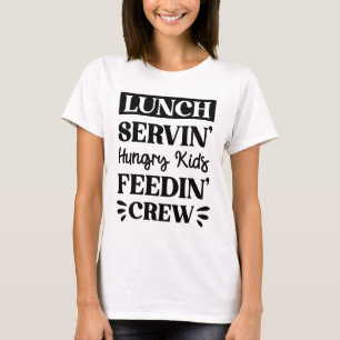 T-shirt Drôle Déjeuner Lady Dit