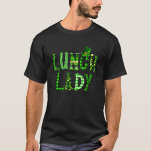 T-shirt Drôle Déjeuner Lady School Cafeteria Travailleur S