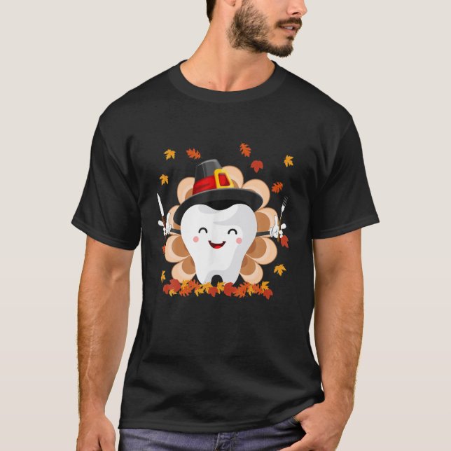 T-shirt Drôle Dents Dentiste Dentiste Dentaire Hygiène Den (Devant)