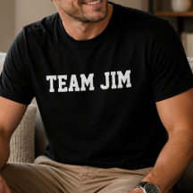 Drôle d'équipe personnalisée Jim Anniversaire