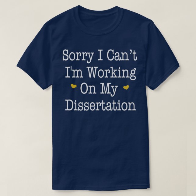 T-shirt Drôle Désolé Je Canx27t Ix27m Travaille Sur Ma Dis (Design devant)