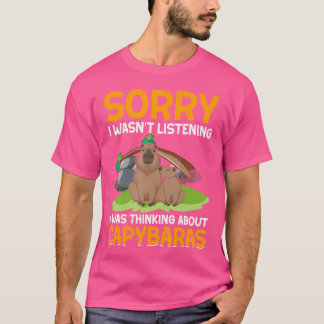 T-shirt Drôle Désolée De Ne Pas Avoir Écouté À Quoi Je Pen
