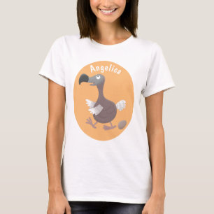 T-shirt Drôle dessin animé d'oiseau de dodo