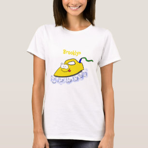 T-shirt Drôle dessin animé linge de fer
