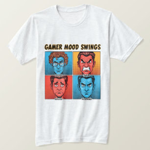 T-Shirt drôle d'humeur de joueur