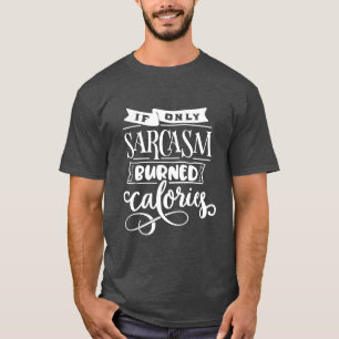 T-shirt Drôle Dire Sarcasme Exercice Main Letting