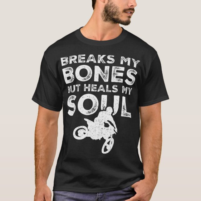 T-shirt Drôle Dirt Bike Rider - MX Motocross Dirt Bike (Devant)