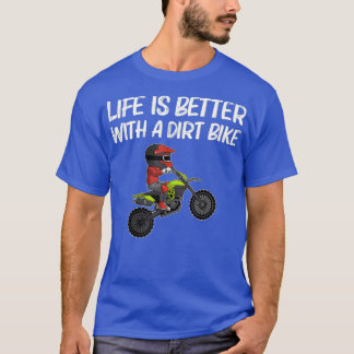 T-shirt Drôle Dirt Vélo Cadeau Hommes Femmes Motocross Rid
