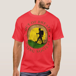 T-shirt Drôle, Distorti De La Société De Randonnée De L'Ai