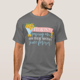 T-shirt Drôle Dit Flower Bouquet Design Pour Les Fleuriste