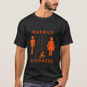 T-shirt Drôle Divorce Sympathy Party