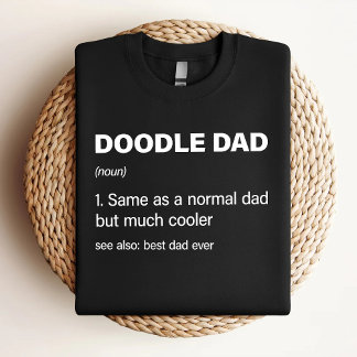 T-shirt Drôle Doodle Papa Définition