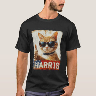 T-shirt Drôle Drôle Chat Dames Sans Enfant Pour Harris 202