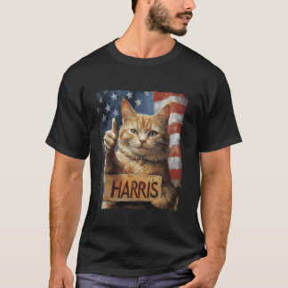 T-shirt Drôle Drôle Chat Dames Sans Enfant Pour Harris 202