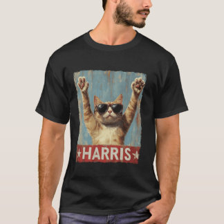 T-shirt Drôle Drôle Chat Dames Sans Enfant Pour Harris 202