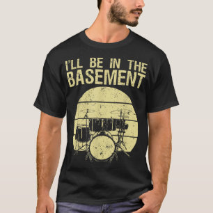 T-shirt Drôle Drummer Art Hommes Femmes Drumming Drum Set