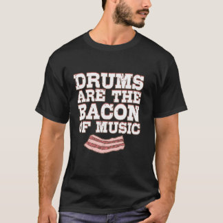 T-shirt Drôle Drummer Art pour les hommes, Drum Set Drummi