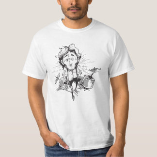 T-shirt Drôle Drummer Drums Cadeau