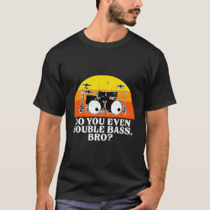 T-shirt Drôle Drummer Percuser Drummer Kit Drumset Drumset
